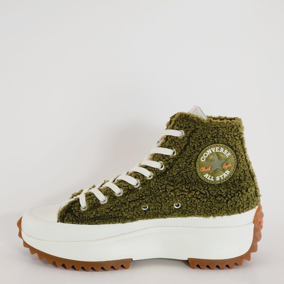Converse run star hike Olive Green High-Top Women's Sneakers - Picture 4 of 4